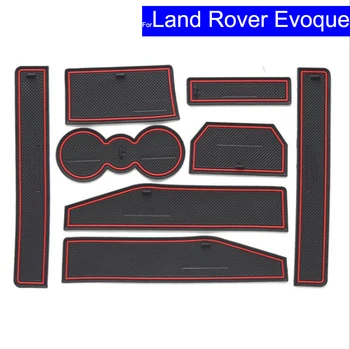 

Car Door Gate Slot Mats Carpets Position Cup Holder Pads For Land Rover Evoque 2012 2013 2014 2015 2016 2017 Door Groove Mat