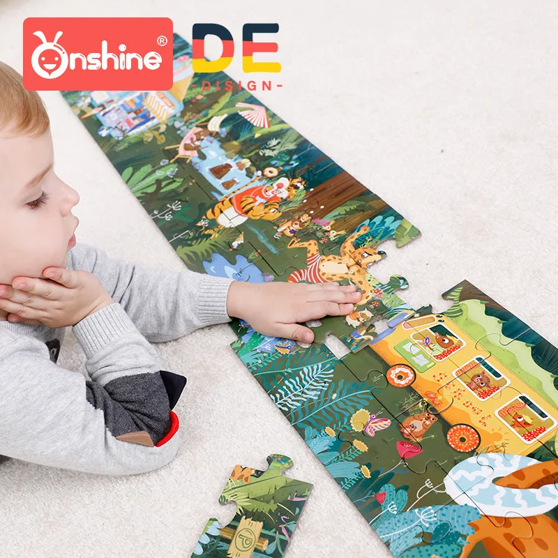

Onshine 48 Pieces Jigsaw Puzzle Children Paper Baby CHILDREN'S Large Pieces Jigsaw Puzzle GIRL'S And BOY'S Educational Toy 3-6-Y