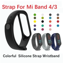Ремешок для Xiaomi Mi 3/4, сменный мужской спортивный силиконовый ремешок, браслет для женщин и мужчин, умные часы, заменяемый мужской т-браслет, Прямая поставка