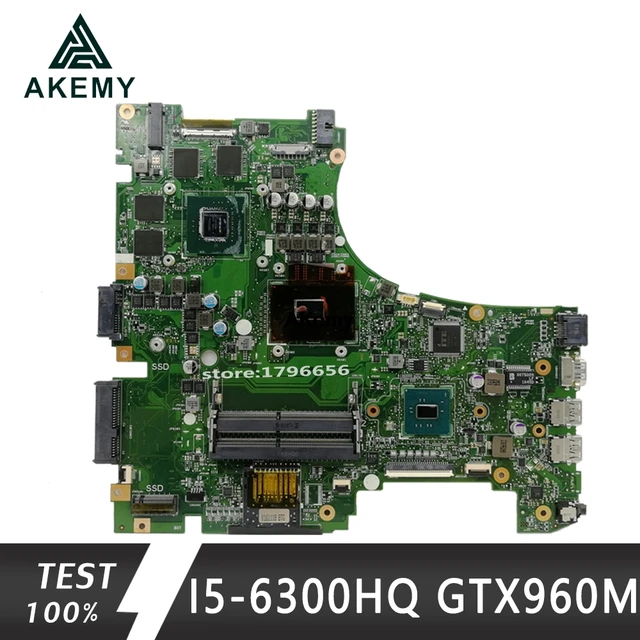 $US $386.34  Akemy GL553VW Laptop motherboard for ASUS ROG GL553VW GL553V FX53VM ZX53VM original mainboard I5-63