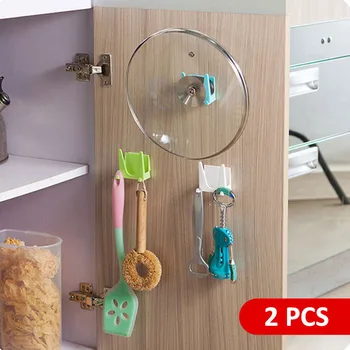 

2 pcs Wall-mounted Cutting Board Shelf Pot Lids Holder Pan Cover Spatula Ladle Storage Rack Multifunction kitchen Organizer