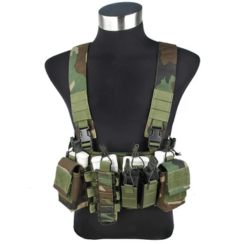 

TMC 556 Chest Rig 500D Cordura Chest Carrier Military Combat Gear Tactics Accessories - Camouflage