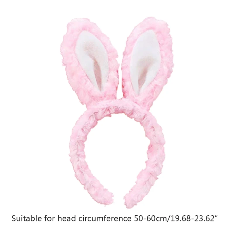 Furry Headband with Bunny Tiger Ears Plush Cartoon Rabbit Hairband Party Performance Theme Costume Hair Accessories naruto costume