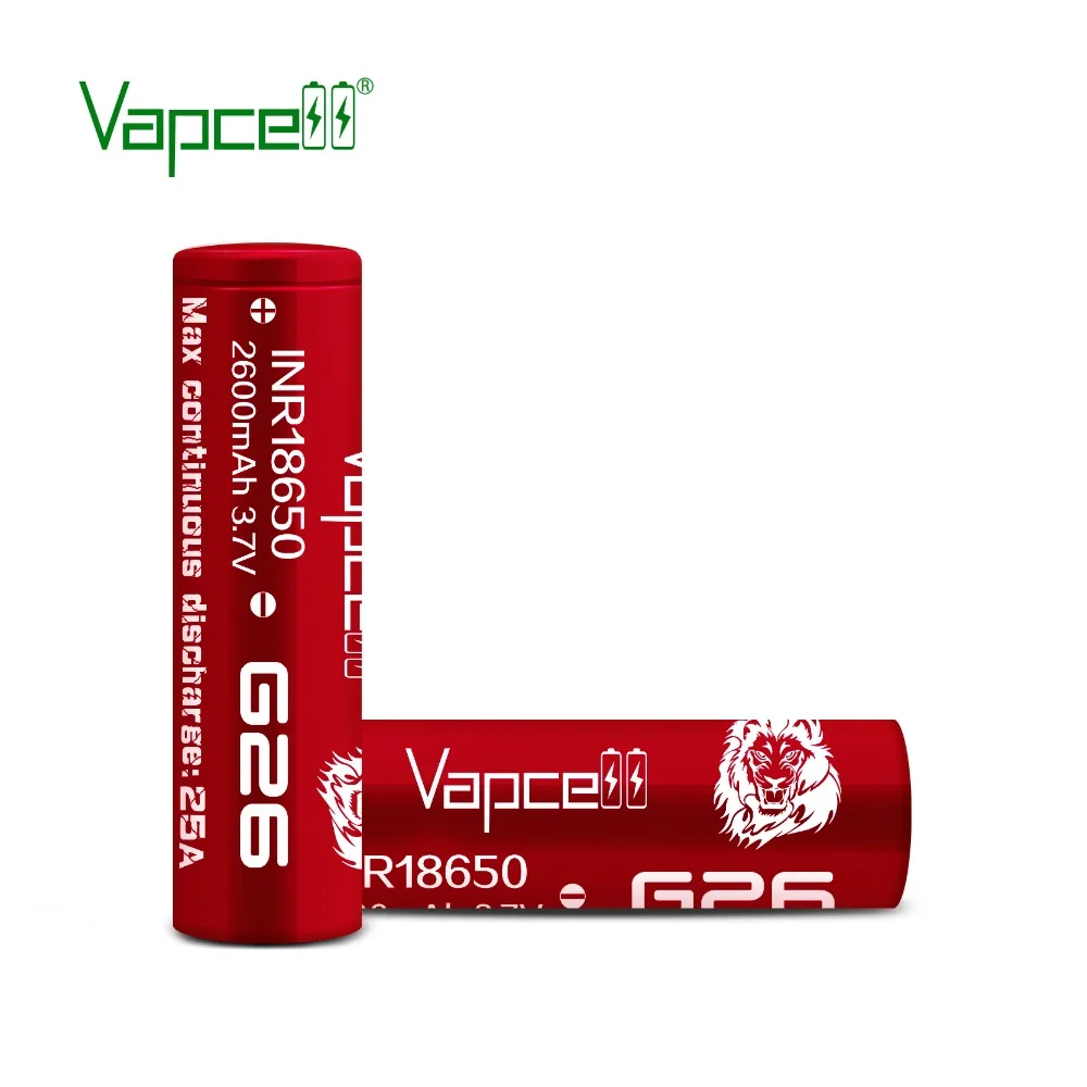 Vapcell G26 INR 18650 2600 мАч 25A литий-ионный аккумулятор rewrap H26 beats VTC5A