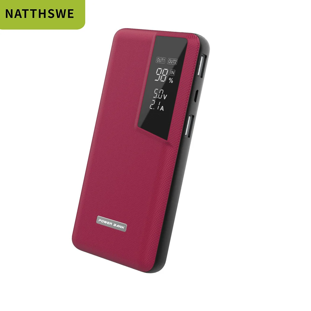 NATTHSWE 16000mAh зарядное устройство Внешний аккумулятор для iPhone11 X samsung huawei