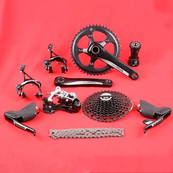 

SRAM RIVAL 1 1X11 11 Speed Road Bike Bicycle Part 42T/44T 170/172.5mm GXP Cross Country Derailleur Kit Groupset