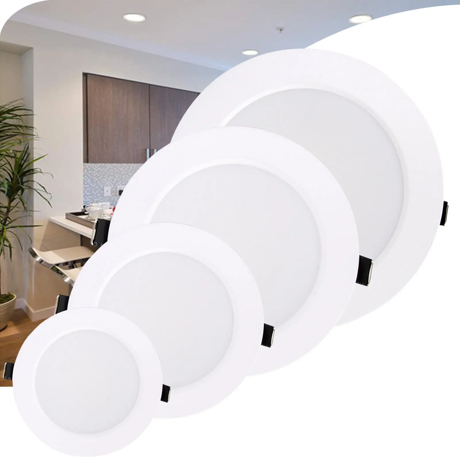

6W 9W 12W 18W 24W Dimmable LED Recessed Ceiling Light Fixture Downlight Lamp + Driver Spotlight Lighting For Home Office Decor