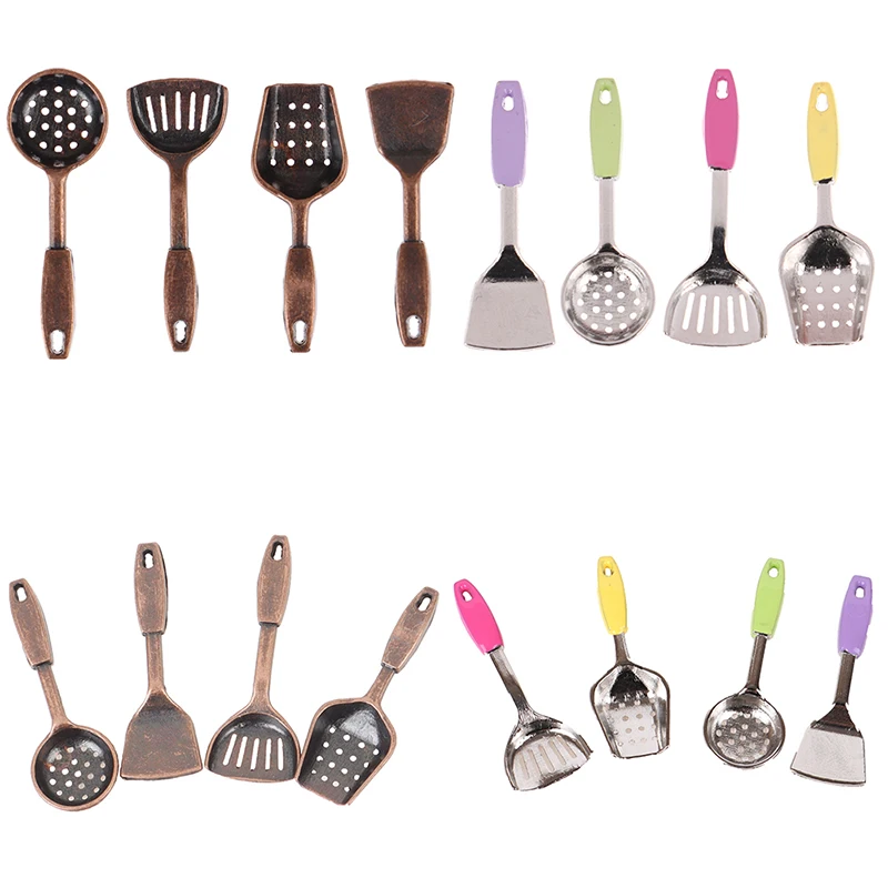 Dollhouse Miniature Kitchen Utensils Cooking Ware Pot Boiler Pan Coffee Tea Cups Chair Ceramic Pot Kitchen Play Toys 1set or 1pc kitchen toys pretend kitchen toys doll house toys tea set toy