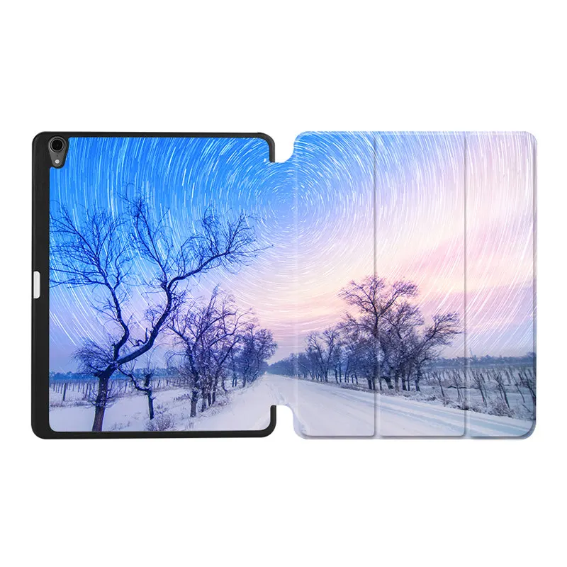 IPBC02 Чехол MTT для iPad Pro 12,9 '', красивый чехол для планшета из искусственной кожи с откидывающейся крышкой в три сложения и держателем для карандашей - Цвет: IPBC02