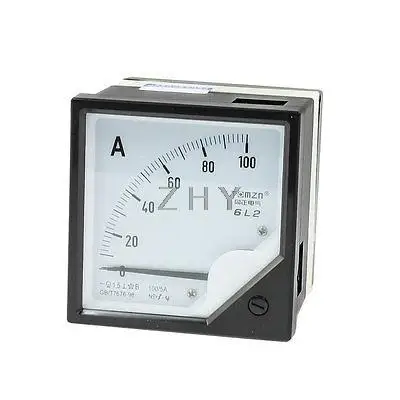 

AC 0-100A Fine Tuning Square Dial Panel Analog Ampere Meter Amperemeter