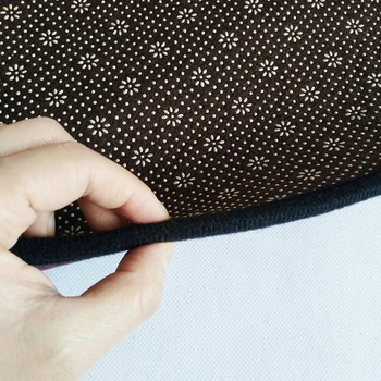 

1pc 60x60cm Ethnic Style Floor Carpet Anti-Slip Vintage Bohemian Round Absorbent Soft Area Rugs Home Textile Bedroom