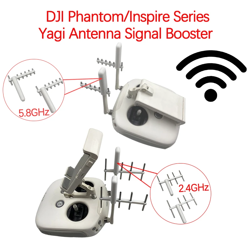 Drone Remote Control Signal Booster Fish Bone Yagi Antenna Signal Enhance Amplifier Accessories For DJI Phantom/Inspire Series