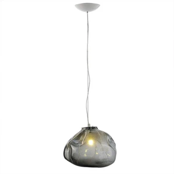 

Shaped Designer Handmade Glass Bar Coffee Shop Exhibition Hall Decorative Hanging Lamp Nordic Elegant Creative Simple Luminaires