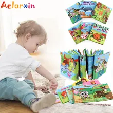 Livre en tissu doux pour bébé, jouet éducatif, apprentissage cognitif, nouveau né, apprentissage précoce, poussette