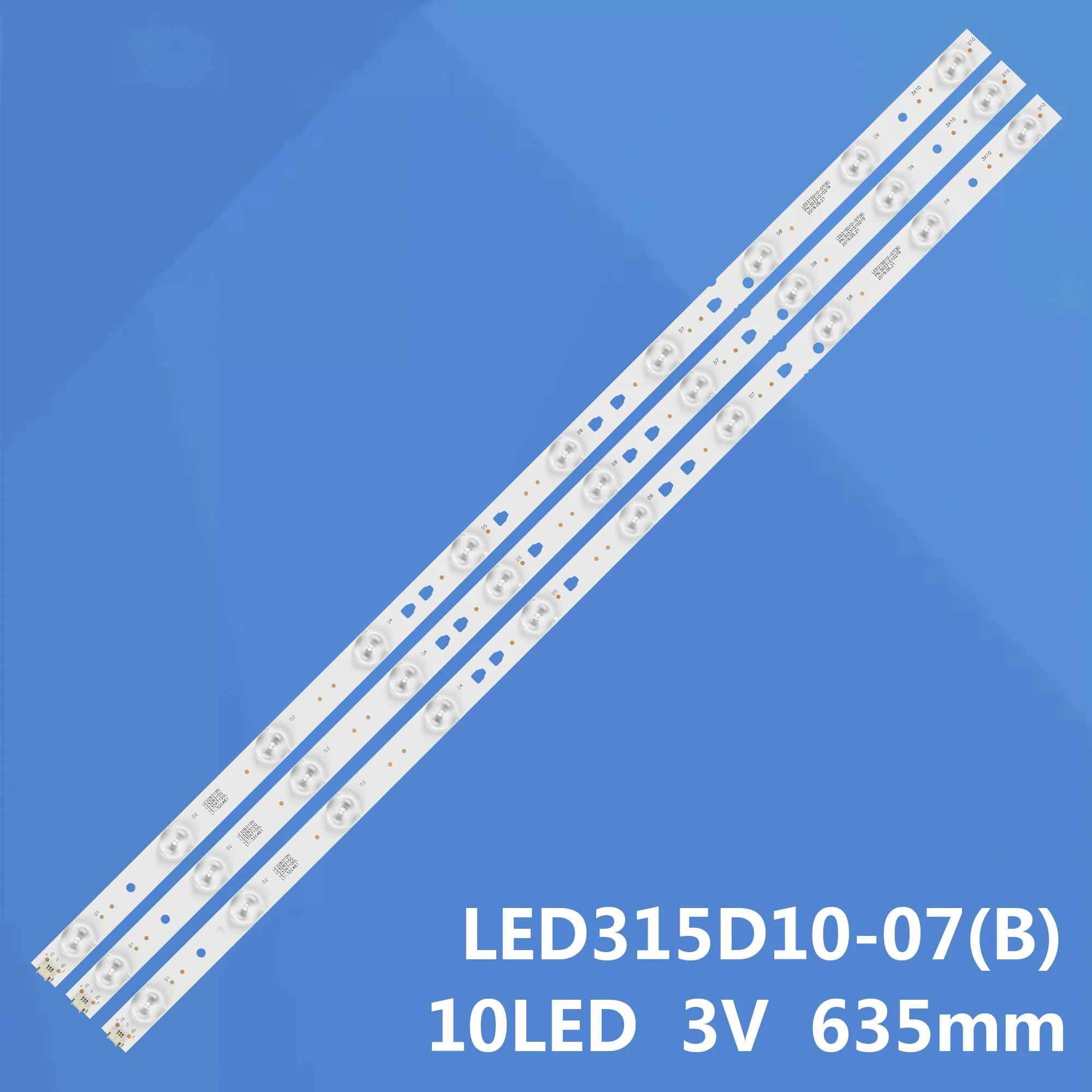 Светодиодная лента 315D10-ZC14-07(A) 30331510213 LED 315D10 LE32D8810 MTV-3229LTA2 для LE32A7100L 3 шт. 10