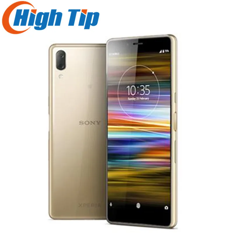 Original desbloqueado Sony Xperia L3 Octa-core 5,7 pulgadas 3GB RAM 32GB ROM 13MP Cámara Dual 4G LTE huella dactilar teléfono móvil Android
