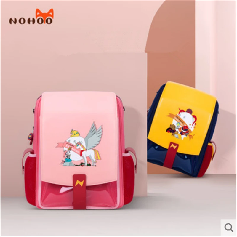 

NOHOO unicorn School Bag for Girls Boys Orthopedic Multifunction waterproof Backpack 7-15 Years Old high quality Travel bag new