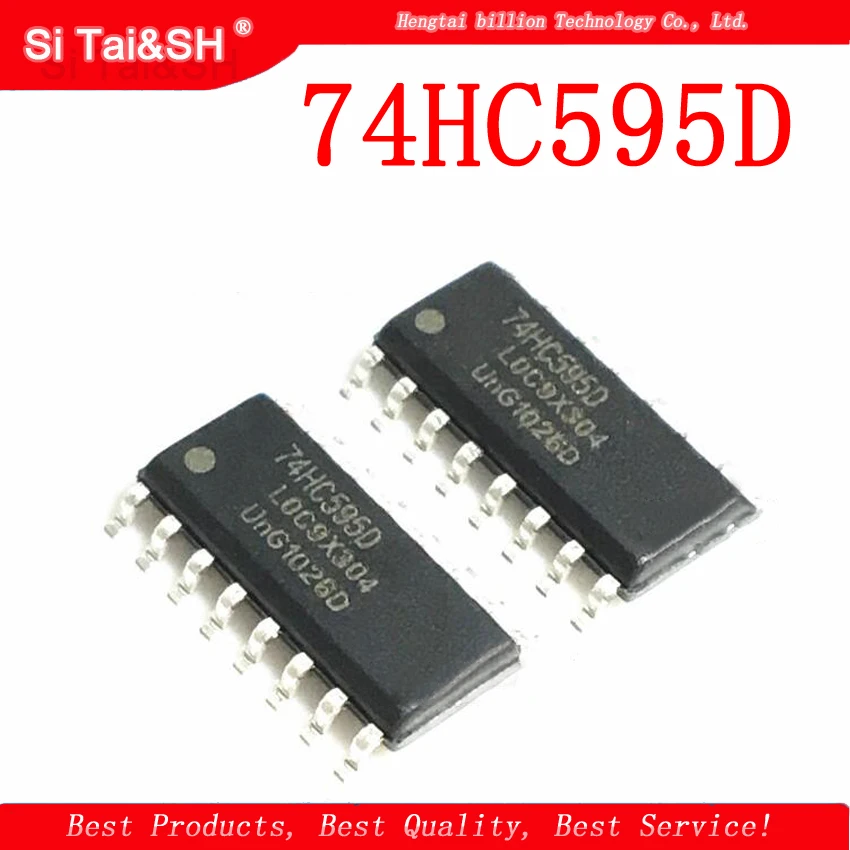 20 шт 74HC595D SOP16 74HC595 SOP SN74HC595DR SMD новый и оригинальный IC 8-разрядный серийный регистра |