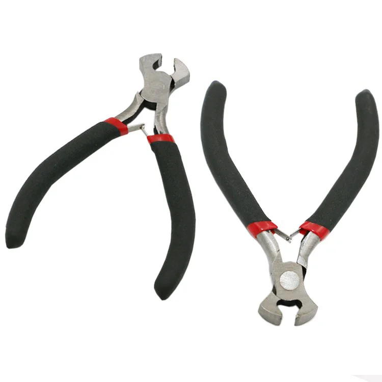 5pcs Black Handle Mini Jewellery Plier Cutter Chain Round Bent Nose Beading Making Repair Tool Kit dbird