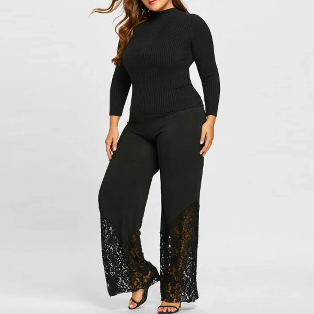 Pants Elephant Female Women Wide Leg Sport Fitness Trousers Fashion Elasticity Leggings Flares Pants Training Athletic Trousers 2