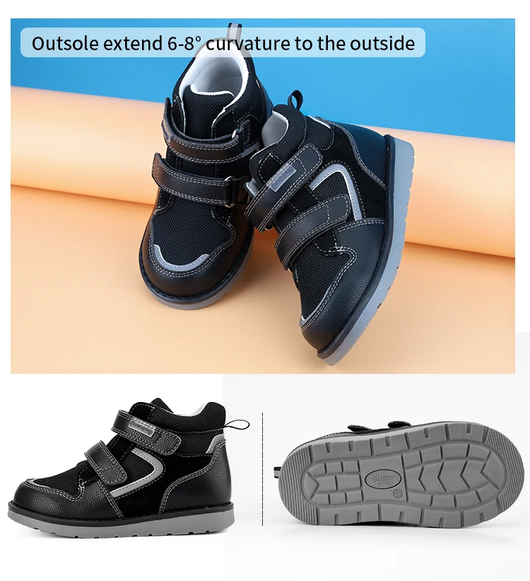 children's sandals near me Princepard Children Orthopedic Sneakers for Flatfeet Ankle Support Kids Sport Running Shoes with Insole Corrective Boys Girls best leather shoes