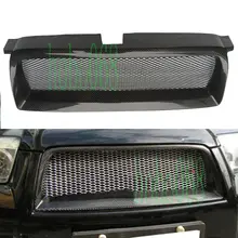 Подходит для Subaru Forester STI 2005 2006 2007 2008 Carbon Fibe передняя решетка бампера Решетка капота