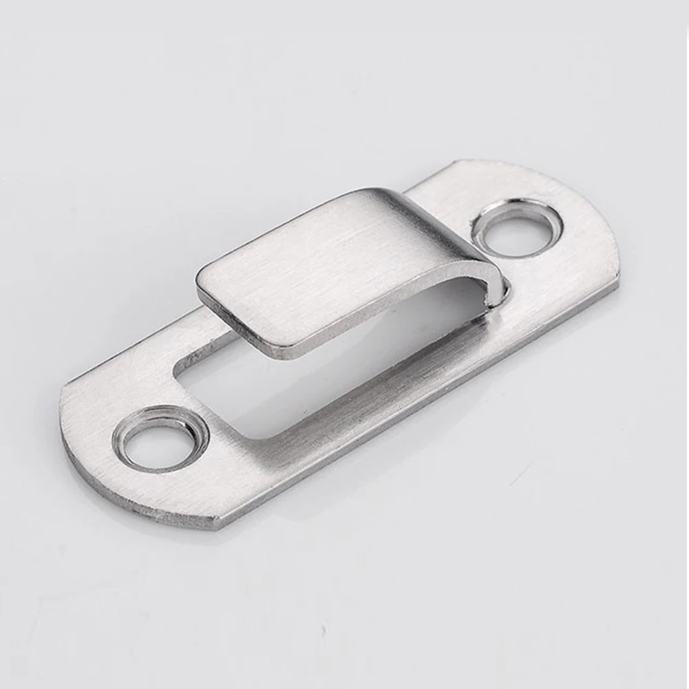 Cabinet Chain Door Lock Button Sliding Home Clasp Shift Push Pull Latch 90 Degree Stainless Steel Hotel Security Tools