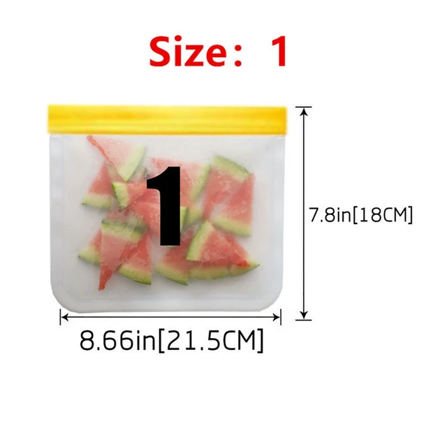 3pcs Reusable Food Snack Baggies Waterproof Leakproof Lunch Storage Bags  Bread Eco-friendly Heating - AliExpress