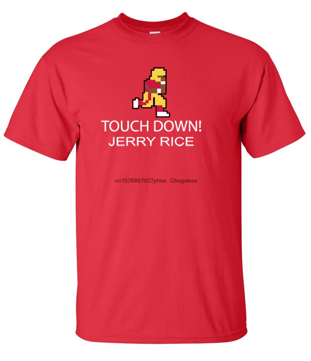 Jerry Rice Tecmo Touchdown T-shirt jersey | Мужская одежда