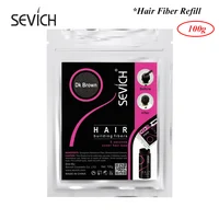 KerBrian-Mélangeur de fibres capillaires pour perte de cheveux, 100g, fibres capillaires dissimulées, poudres capillaires, extension de cils noire 2