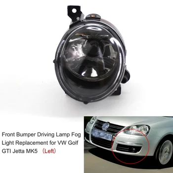 

2pcs Round Led Fog Lights Front Bumper Headlight Driving Lamp Fog Light 1KD941699 Replacement for VW Golf Jetta MK5 2005-2009