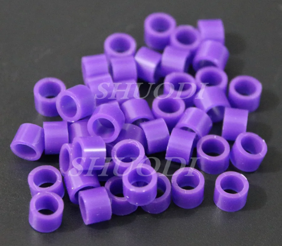 20 bags Purple 1000 шт(20 пакетов) автоклавное лабораторное идентификационное Стоматологическое Ортодонтическое Силиконовое кольцо для инструментов(диаметр 5 мм - Цвет: 20 bags Purple
