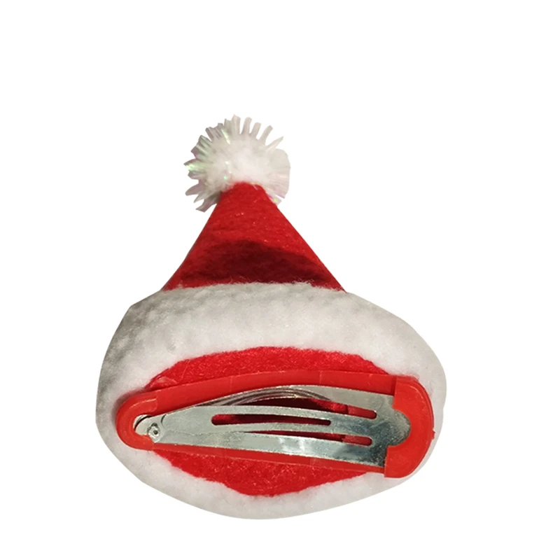 Faroot Санта Клаус Рождественская повязка на голову шапка Нескользящая заколка для волос шпилька для детей девочек женщин милый 3D Санта Клаус