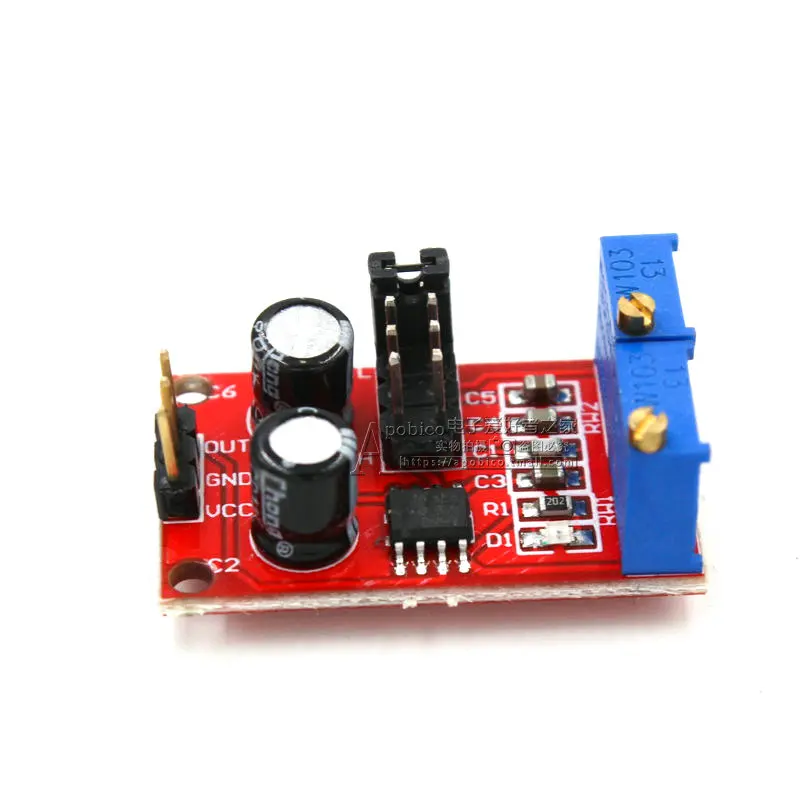 

NE555 Pulse Frequency Duty Cycle Adjustable Module Square Wave Rectangular Wave Signal Generator