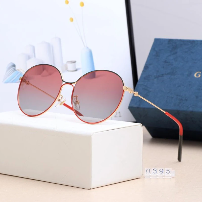 

Police Sunglasses Women Luxury Brand Designer Oversized Round Sun Glasses Ladies Gradient Shades Eyewear Two-color Street Beat