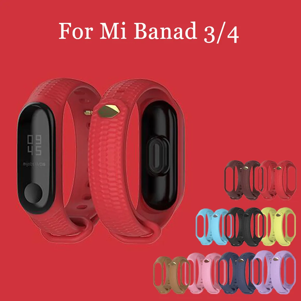 Спортивный Браслет mi Band 4 3 ремешок на запястье для Xiaomi mi band 4 спортивный силиконовый браслет для Xiaomi mi band 3 Band 4 Смарт-часы