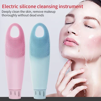 

Electric Facial Cleanser Wash Face Cleaning Mini Skin Pore Cleaner Beauty Body Massage Face Cleansing Face Wash brush Machine