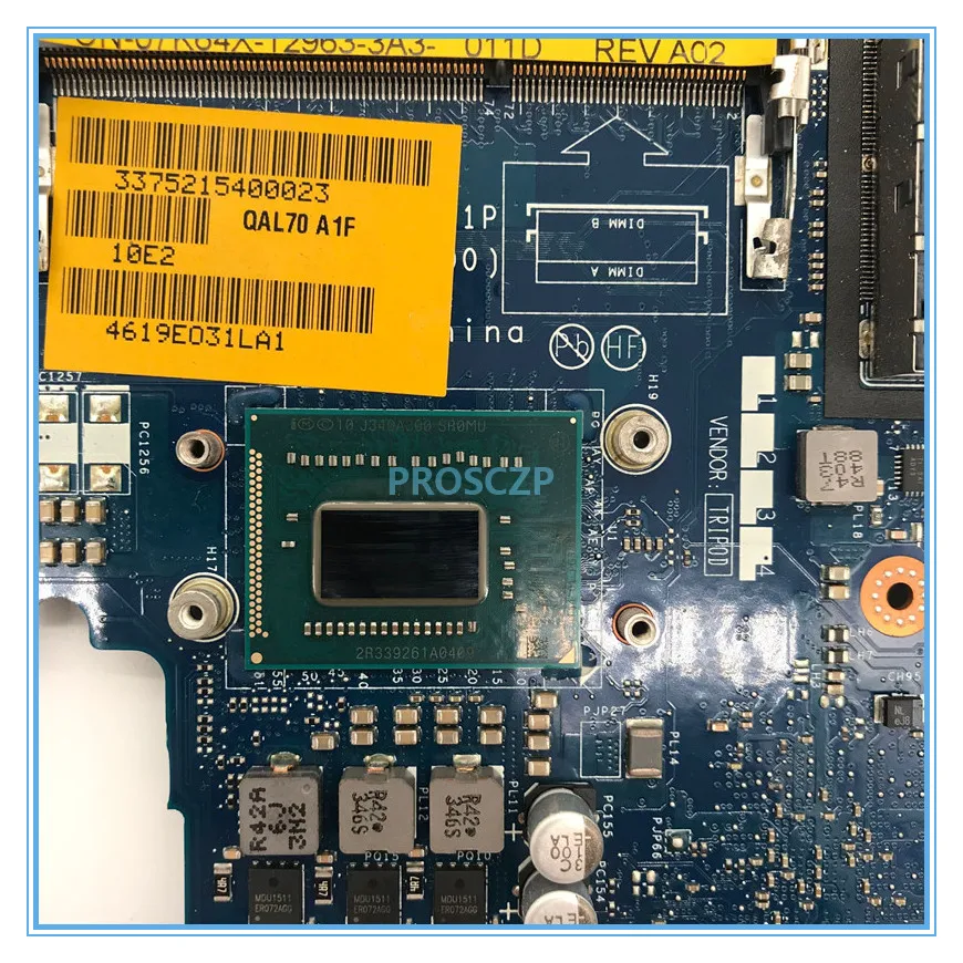Для Latitude E6330 Материнская плата ноутбука CN-07K64X 07K64X 7K64X QAL70 LA-7741P с SR0MU I7-3520M Процессор работает хорошо