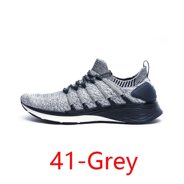 Xiaomi mi jia Shoes 3 мужские кроссовки для бега спортивные композитные mi dsole PU устойчивая поддержка слой Толстая стелька-губка Удобная - Цвет: Gray-41