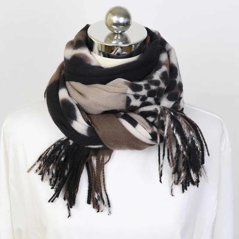 

Luxury Brand Winter Scarf,leopard Scarf Women,Soft Pashminas,shawls and Scarves Muslim Hijab,animal Print Leopardo,cape