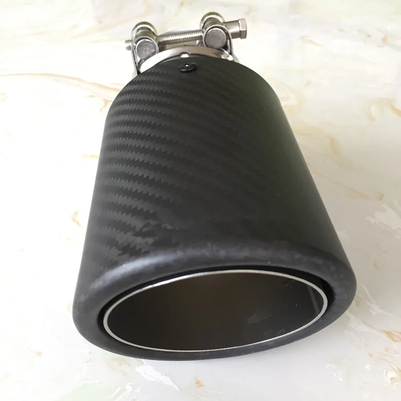 Пескоструйный Akrapovic выхлоп автомобиля из углеродного волокна выхлоп автомобиля-Стайлинг выхлопной трубы Akrapovic глушитель наконечник матовый