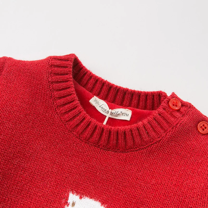 DB11428 dave bella/осенне-зимний модный свитер для маленьких мальчиков; детский топ; пуловер для малышей; Модный вязаный свитер
