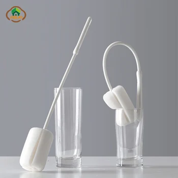 

MSJO Bottle Brush Long Handle Sponge Cleaning Brush Beer Teapot Glass Cup Bottle Drinking Scrubbing Kitchen Cleaner Accessories