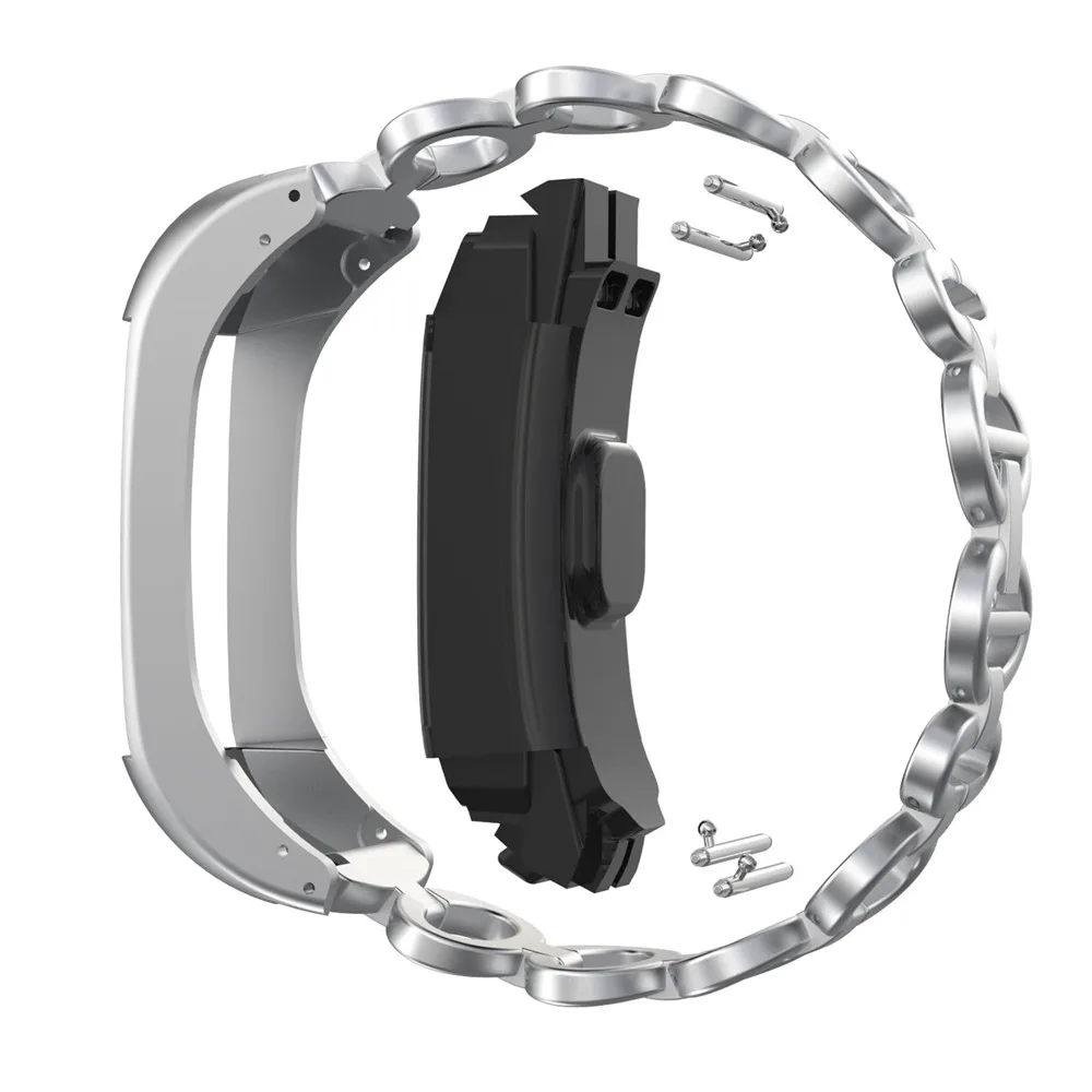 20 мм Нержавеющая сталь ремешок для часов для часы Garmin vivosmart HR+/подход X10/подход X40 часы Браслет Ремни