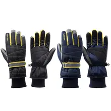 Лыжные перчатки мужские зимние с сенсорным экраном водонепроницаемые ветрозащитные мотоциклетные с холодным плюшем хлопковые утолщенные Перчатки велосипедные принадлежности
