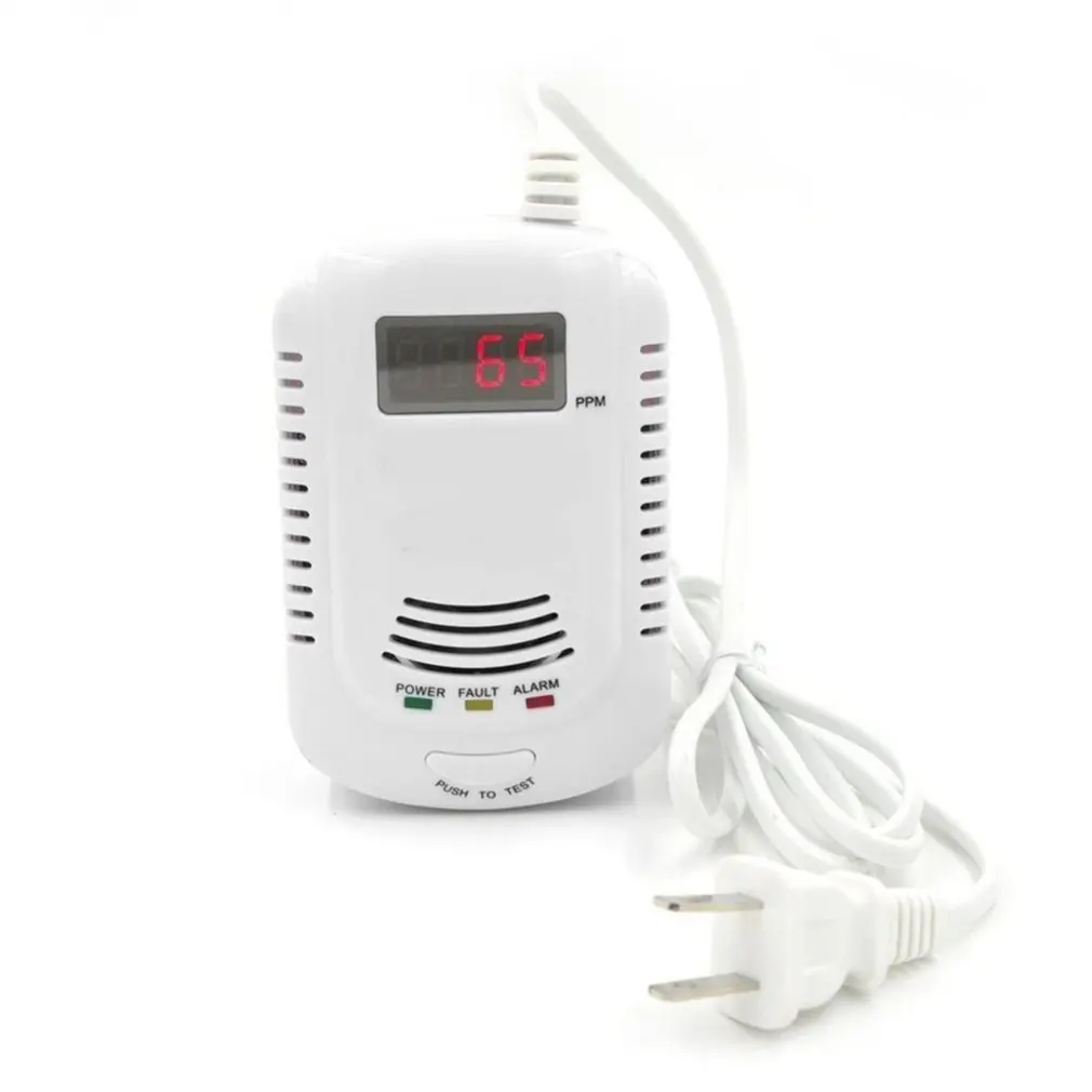 

1pcs Smart Voice Gas Alarm System Household Leakage Detector Sensor Home Kitchen Security Alarm Sensor High Quality