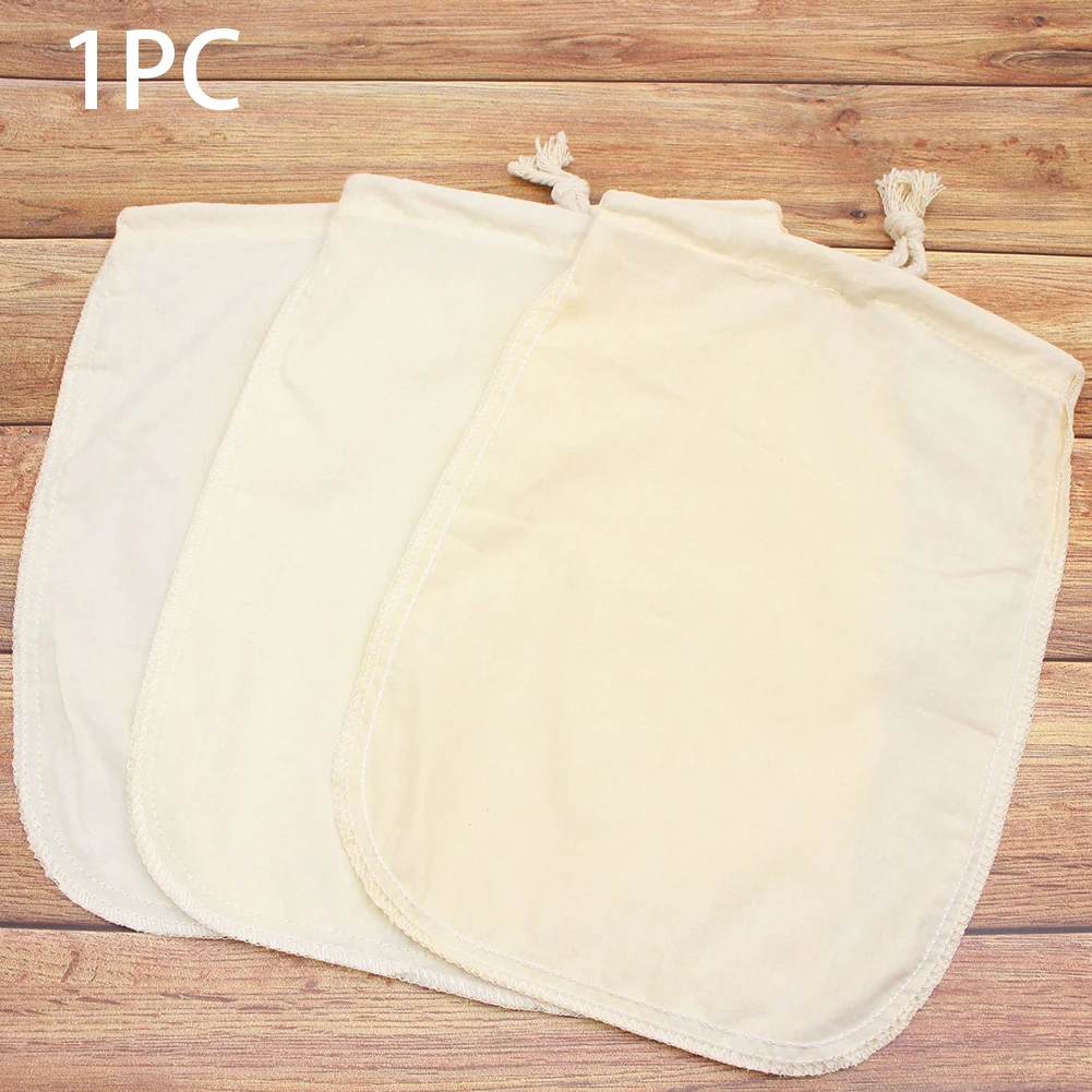 Drawstring практичный холодный фильтр для варки сумка аксессуары сок мелкая сетка Кухня Многоразовые ситечко домашний молочный Хлопок Кофе