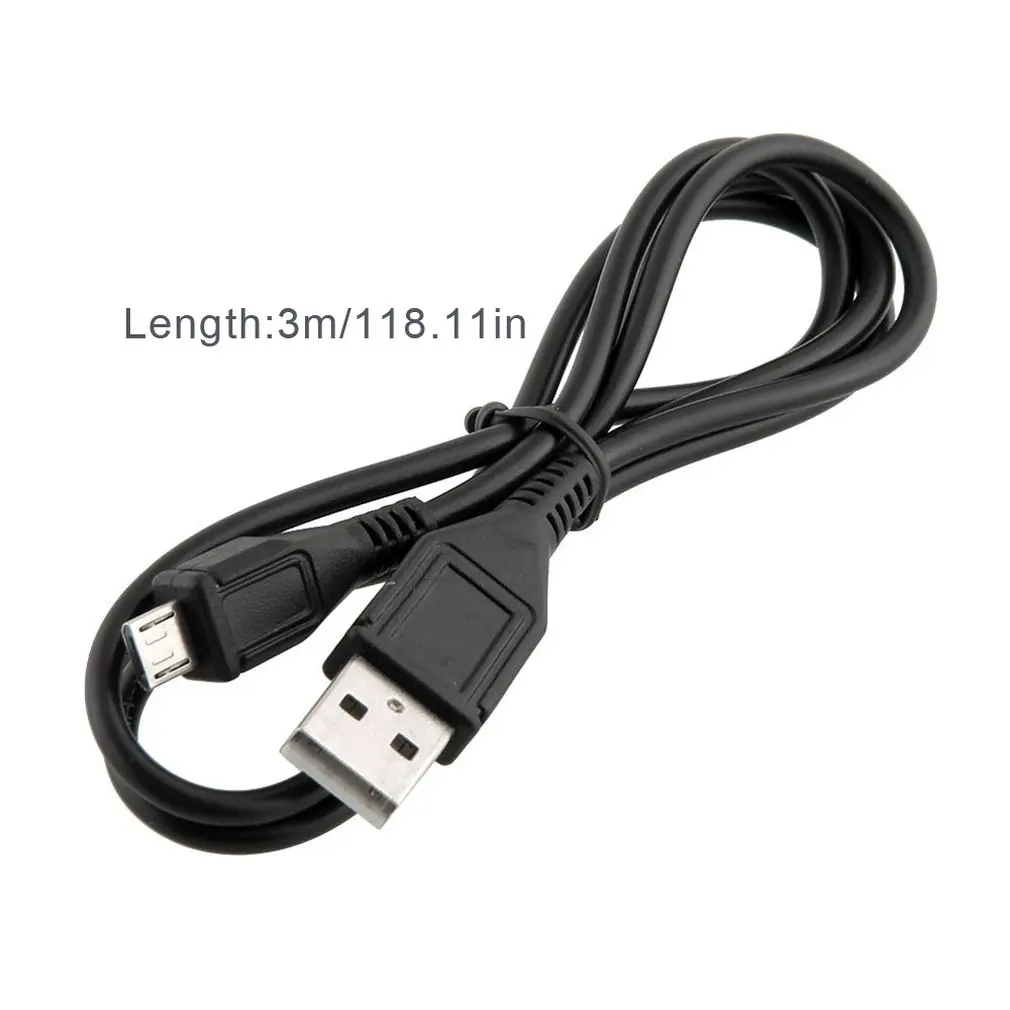 3M черный микро USB игровой зарядный провод для PS4 Для Xbox One контроллер