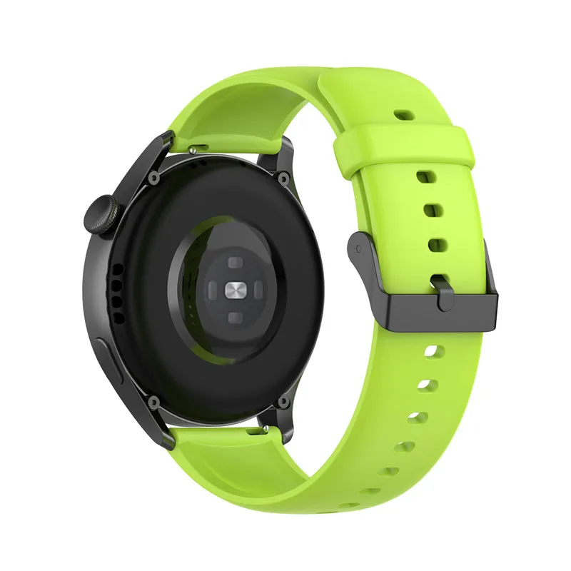 20mm 22mm Silicone watch strap For Samsung Gear S3/Active2/Huawei GT2 /Amazfit bip/Fossil Q/POLAR ignite Vantage M2 wristband