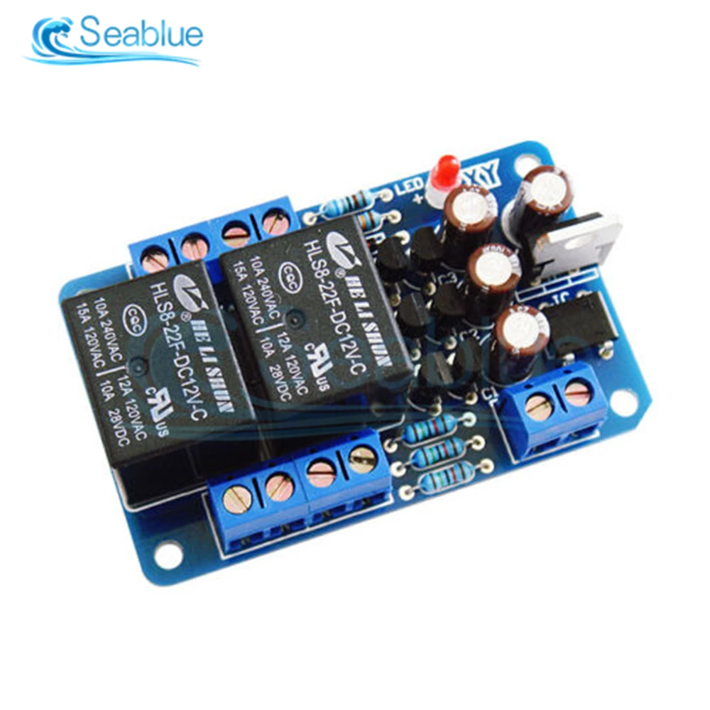 Scheda di protezione dell'altoparlante componente amplificatore Audio ritardo di avvio fai-da-te DC Protect Kit fai-da-te per amplificatore Stereo Arduino doppio canale